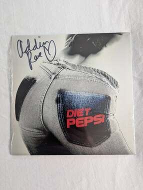 Addison Rae Diet Pepsi Vinyl Hand Signed Cover Single 7" New Sealed Autograph